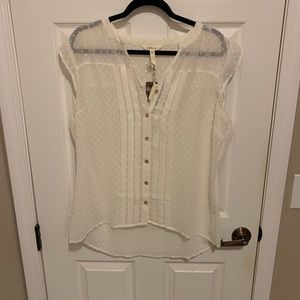 Matilda Jane cream top NWT